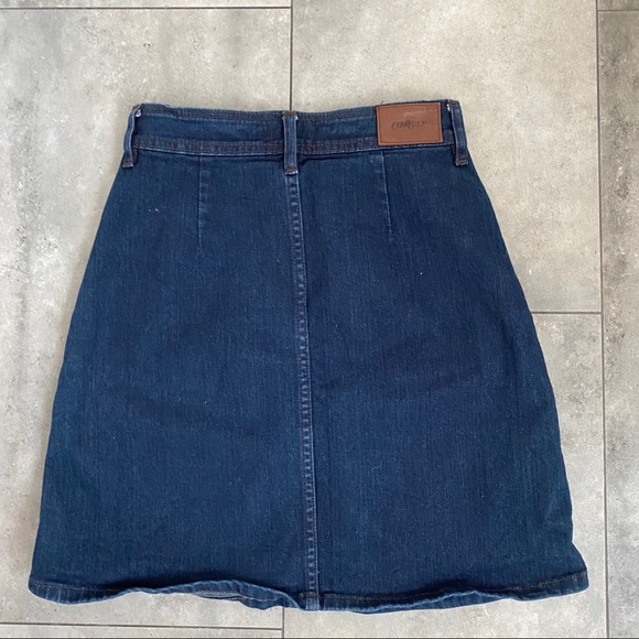 COURTSHOP high waist denim mini skirt dark blue XS - Picture 4 of 8